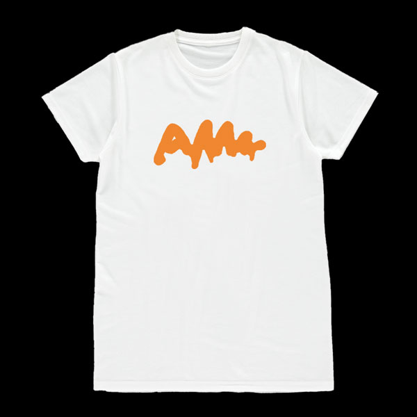 AWW Graffiti Logo White Shirt Orange