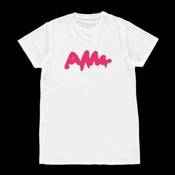 AWW Graffiti Logo White Shirt Pink